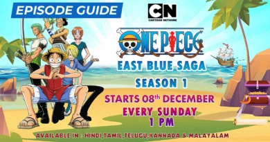 One Piece East Blue Saga on Cartoon Network India
