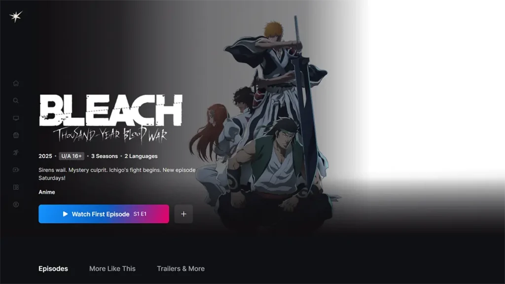 Bleach TYBW on JioHotstar