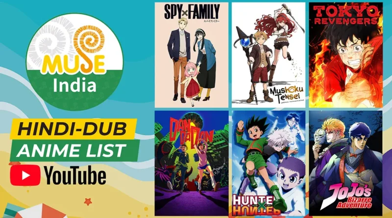 Muse India Hindi Dubbed Anime List