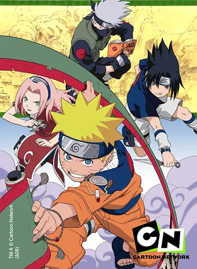 Naruto on Cartoon Network India (2008-2009) Poster