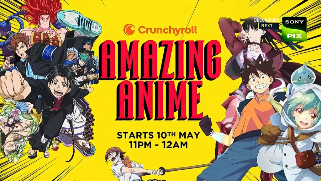 Crunchyroll Anime Block on Sony Pix