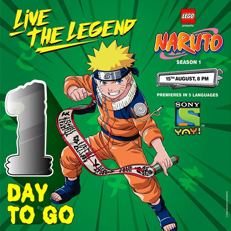 Naruto on Sony YAY! Promo Poster 2022