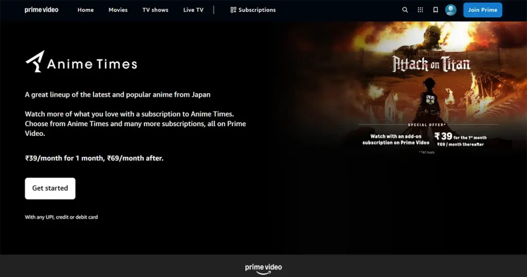 Anime Times (Amazon Prime Video Channel)