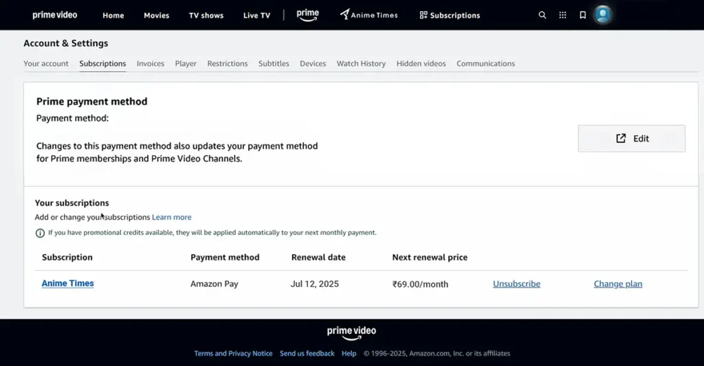 How to Cancel Anime Times Subscription