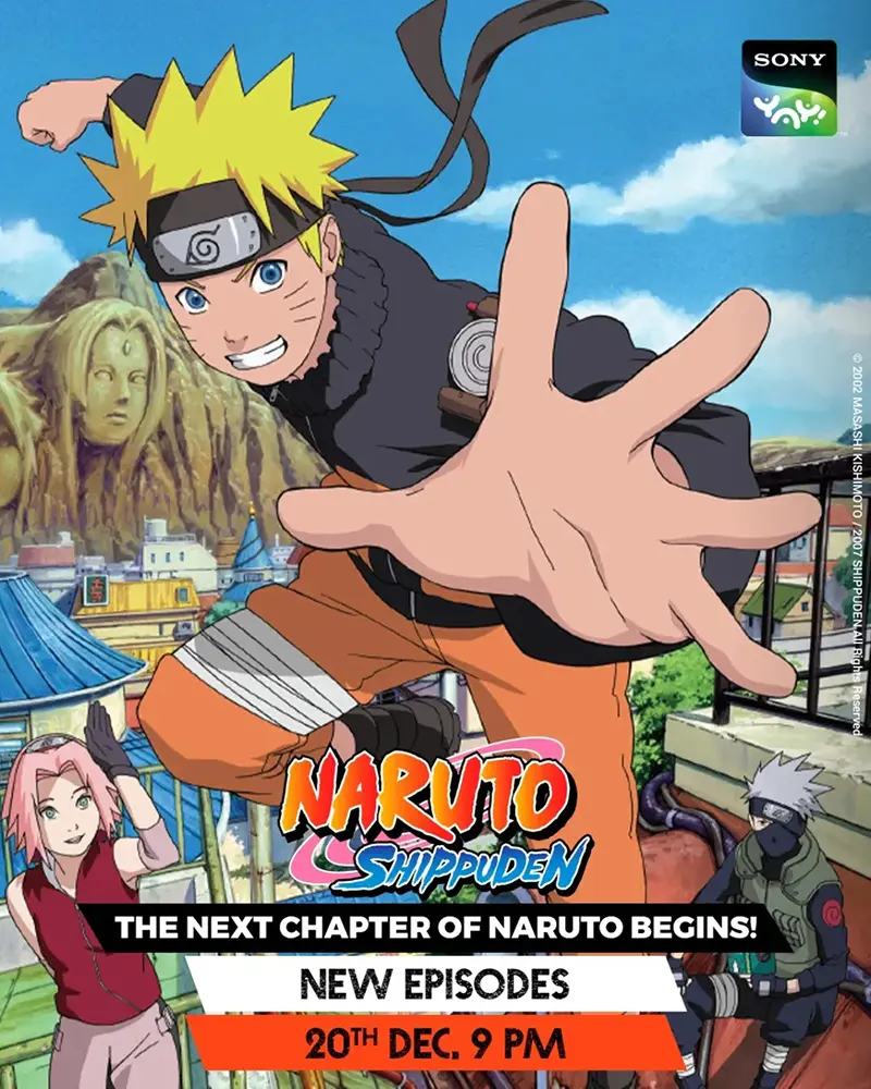 Naruto Shippuden Season 15 Promo Poster Sony YAY!