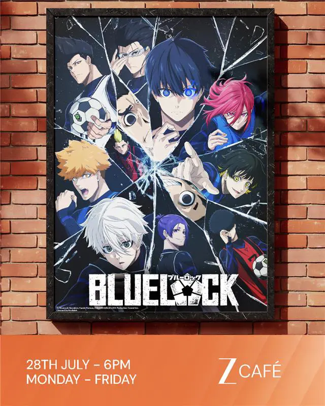 Blue Lock on Zee Café - Promo Poster