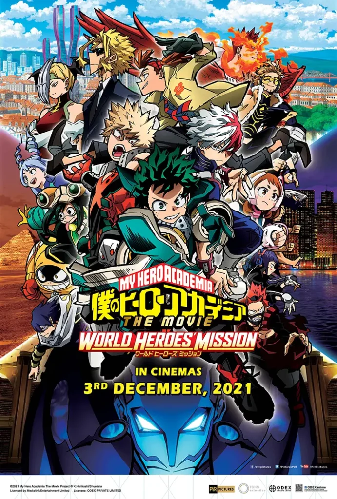 My Hero Academia: World Heroes’ Mission (2021) Indian Poster