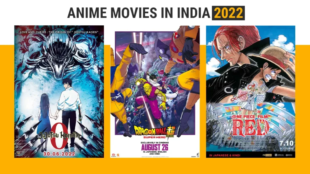 Anime Movies Released in India in 2022
