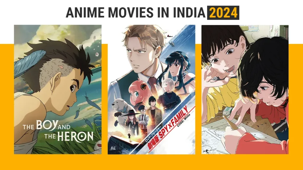 Anime Movies Released in India in 2024