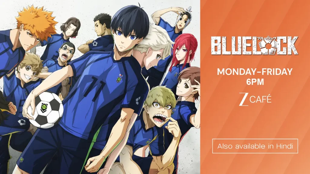 Blue Lock in Hindi on Zee Café India