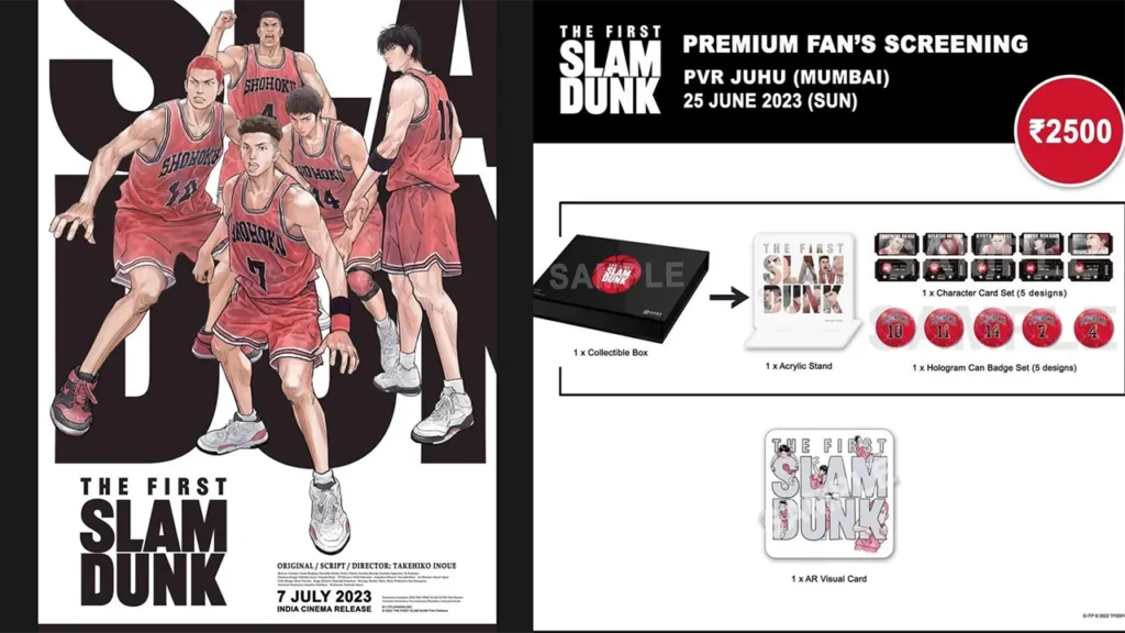 The First Slam Dunk - Fan -Screening Poster - PVR Juhu, Mumbai