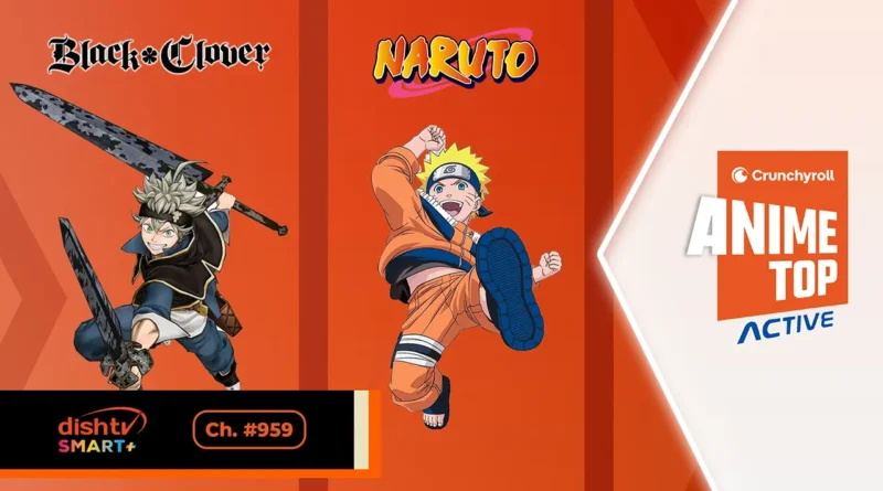 Dish TV Anime Top Active Crunchyroll