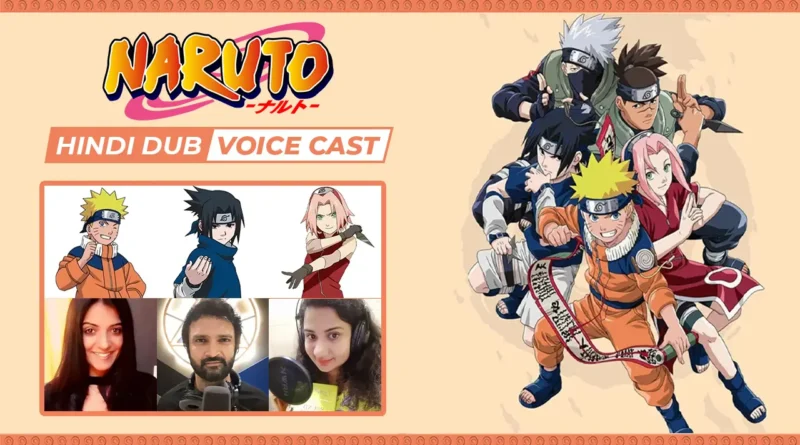Naruto Hindi Dub Voice Cast