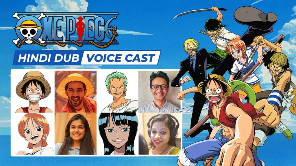One Piece Hindi Dub Voice Cast and Artists (Cartoon Network India)