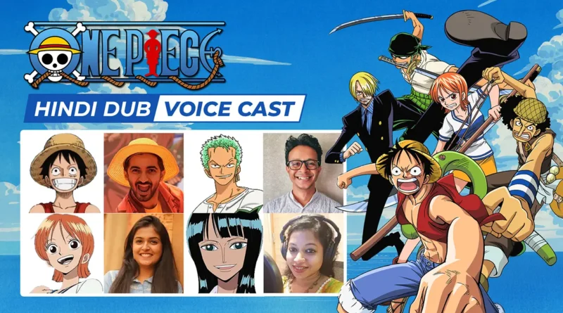 One Piece Hindi Dub Voice Cast and Artists (Cartoon Network India)
