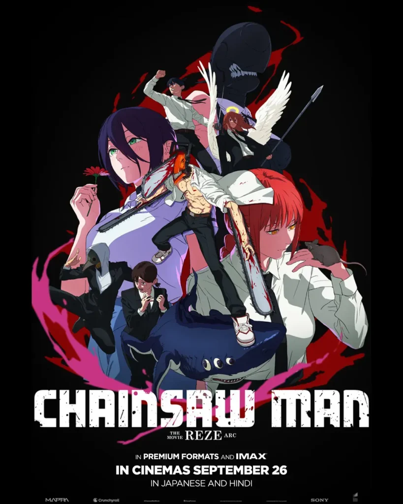 Chainsaw Man Reze Arc - the Movie Indian Poster