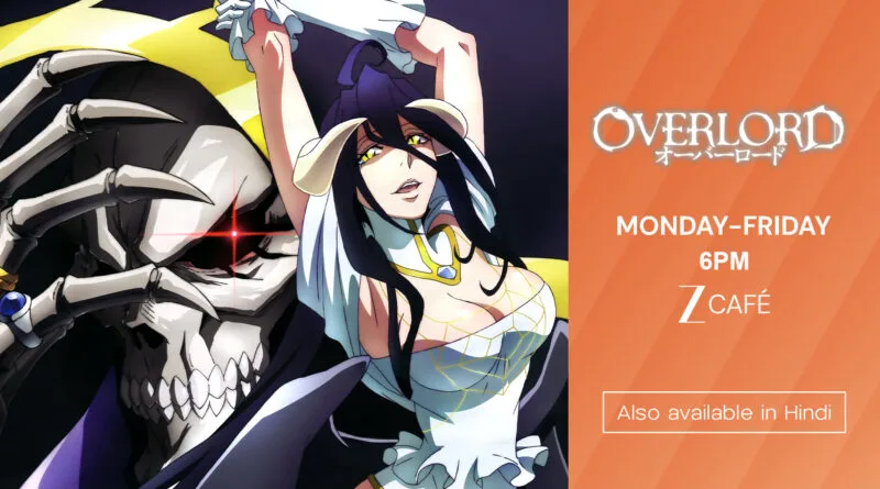 Overlord Anime in Hindi on Zee Café India