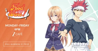 Food Wars Hindi Dub on Zee Café India
