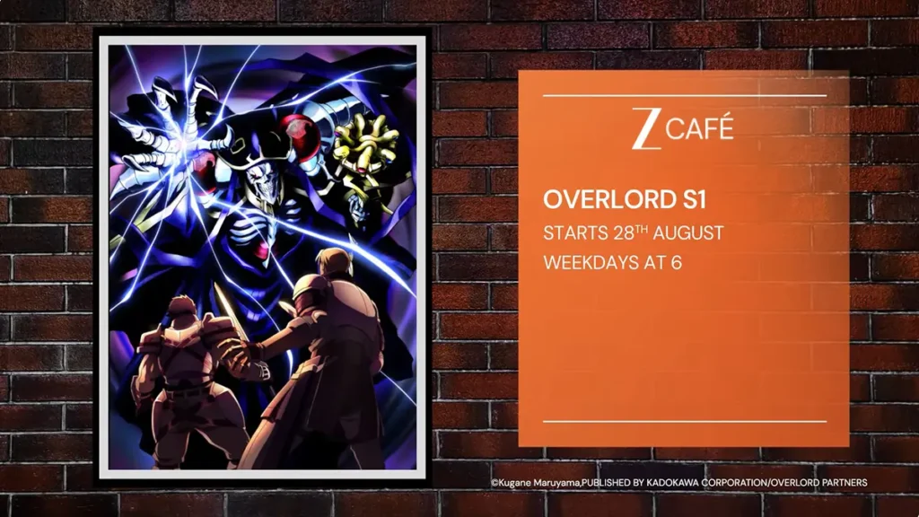 Overlord Season 1 on Zee Café 
