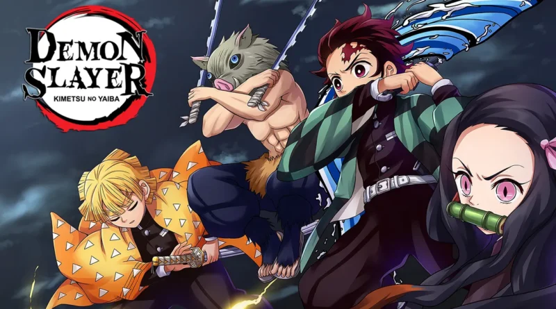 Demon Slayer in India Hindi, Tamil, Telugu dubs.