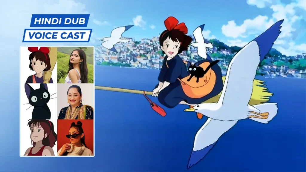Kiki's Delivery Service in Hindi Dub Voice Actors