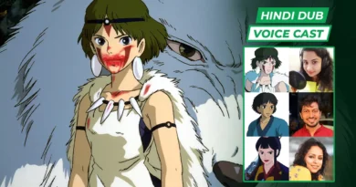Princess Mononoke Hindi Dub Voice Cast