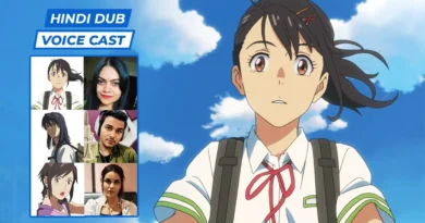 Suzume in Hindi Dub Voice Cast