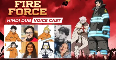 Fire Force in Hindi Dub Voice Cast