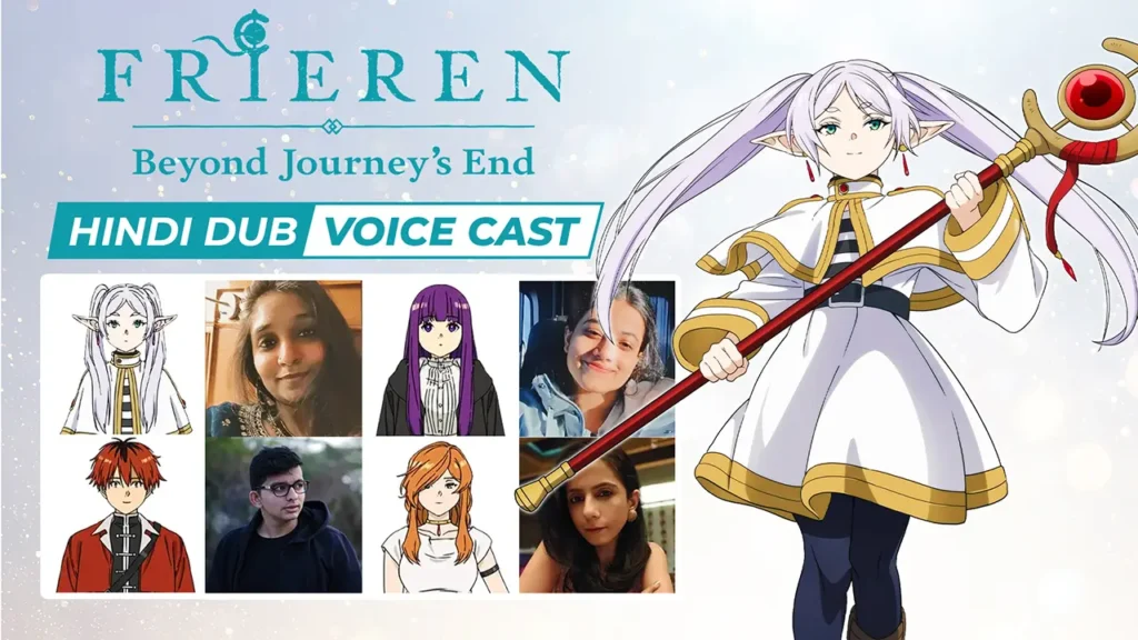 Frieren in Hindi Dub Voice Actors