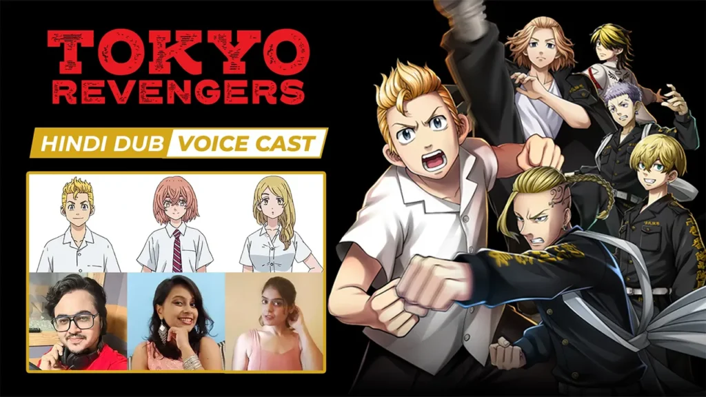 Tokyo Revengers Hindi Dub Voice Cast