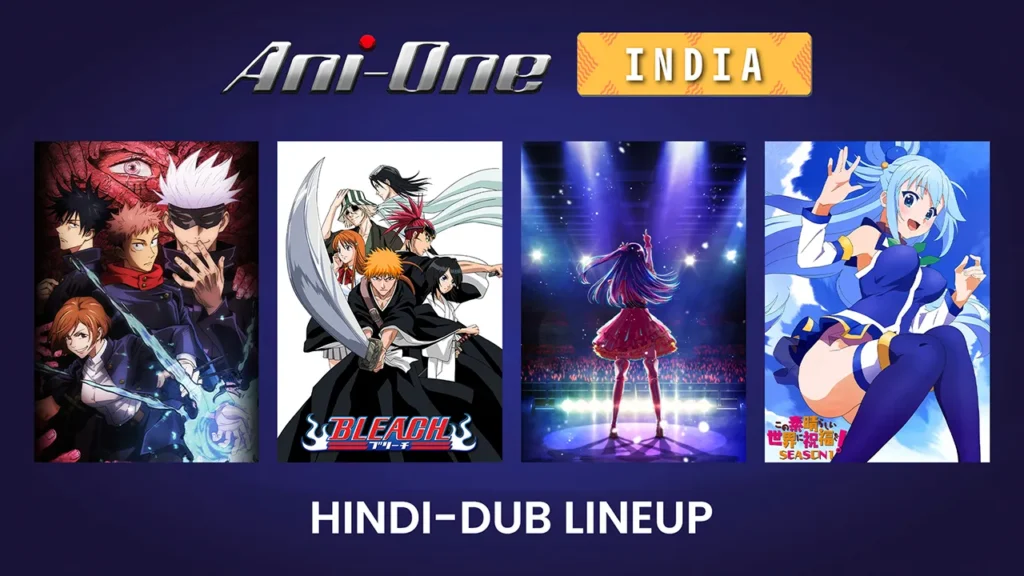 Ani-One India Hindi Dubbed Anime List