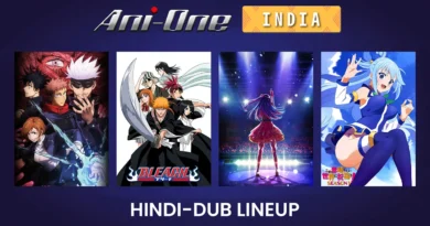 Ani-One India Hindi Dubbed Anime List