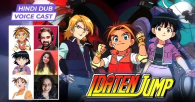 Idaten Jump Hindi Dub Voice Cast