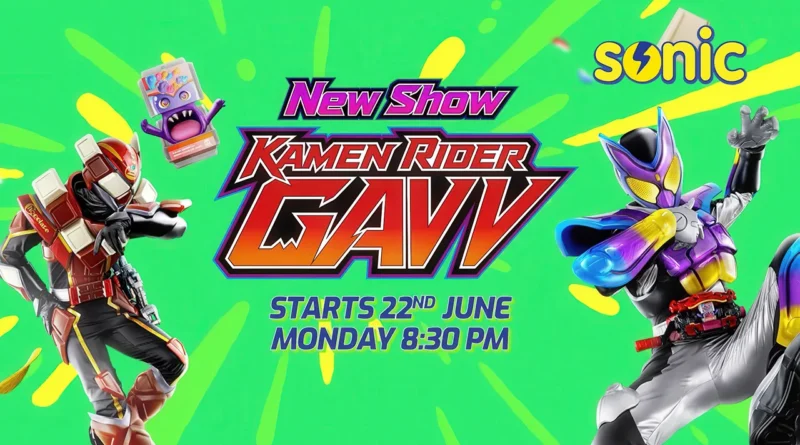 Kamen Rider Gavv Sonic India Hindi Dub Premiere