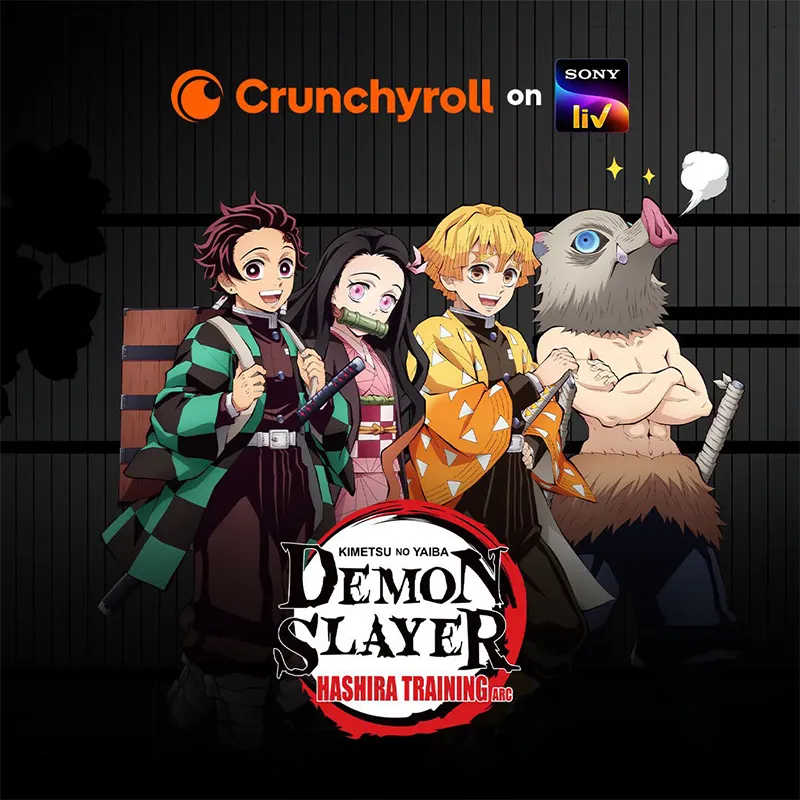 Crunchyroll on Sony LIV Promo