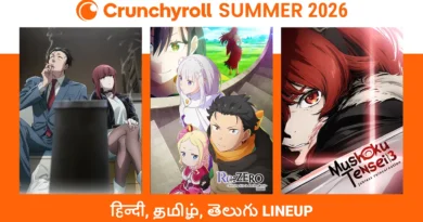 Crunchyroll Summer 2026 Hindi, Tamil, Telugu Lineup