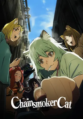 Chainsmoker Cat Poster